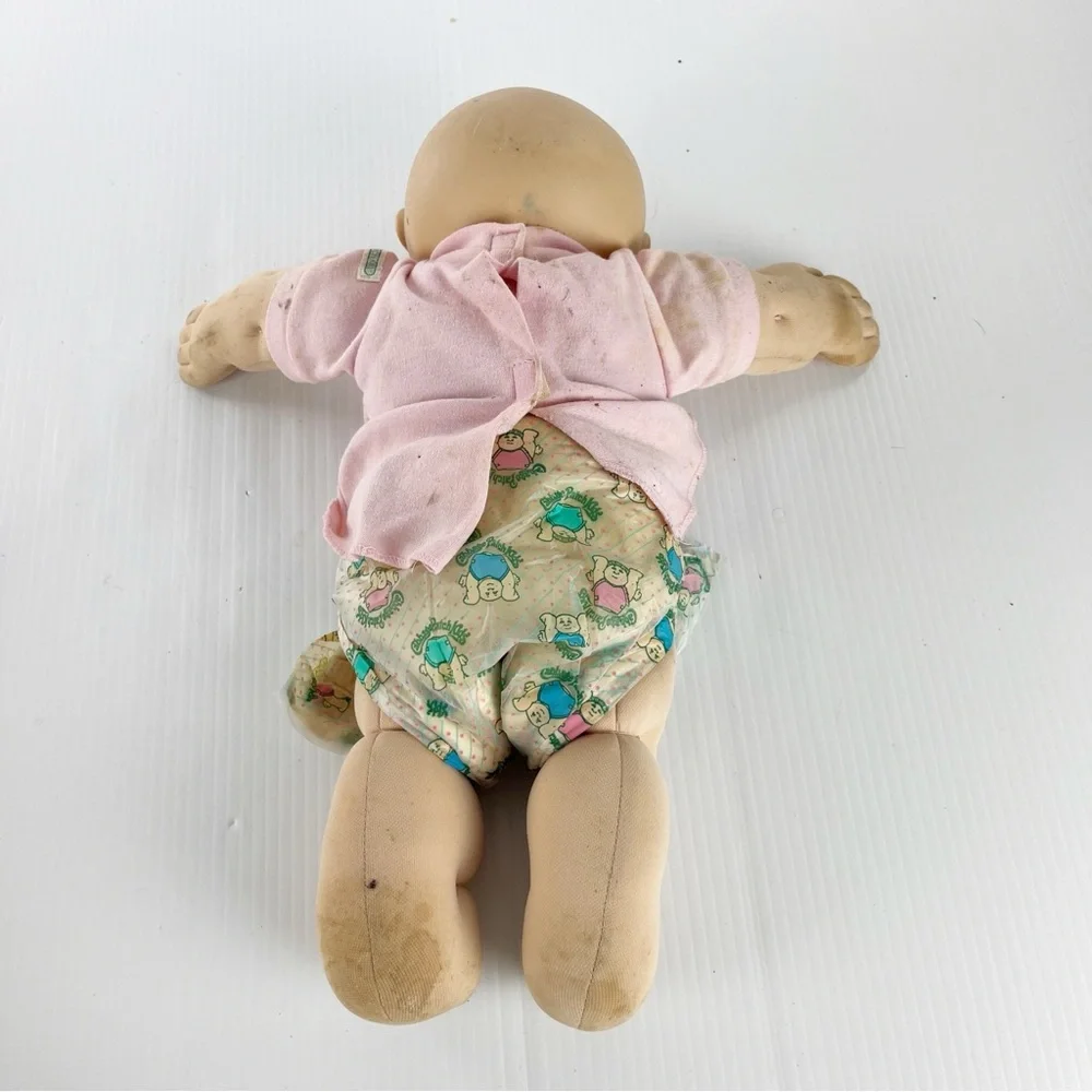 Vintage Set of 2 Cabbage Patch Kids Dolls Action Figures AS IS